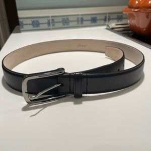 Brioni Black Belt - Size 34 Like New Condition
